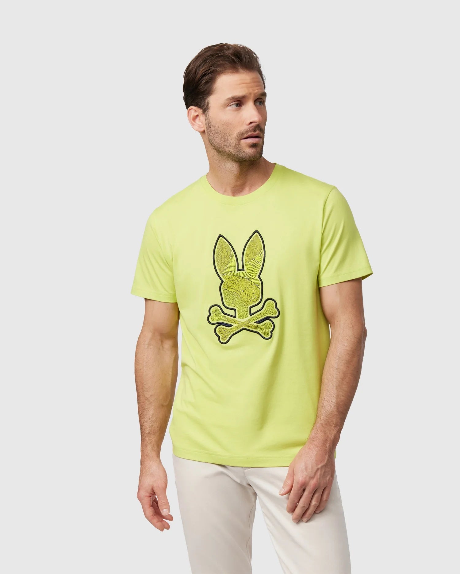 Psycho Bunny Graphic Tee - Lamport - XL / Grass Green / B6U463T1PC