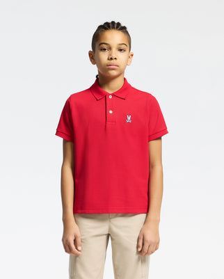 KIDS CLASSIC PIQUE POLO SHIRT  - B0K001CRPC