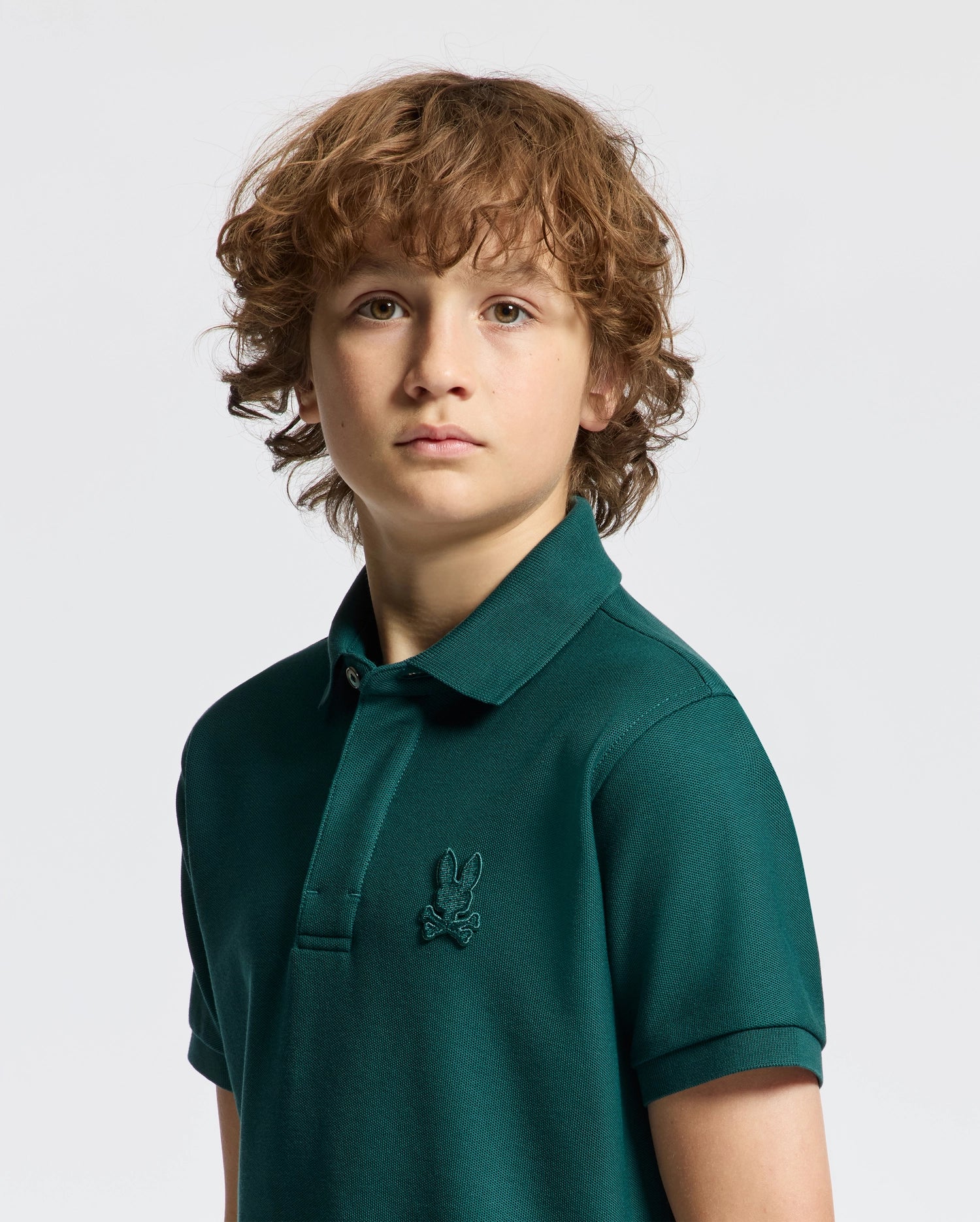 KIDS BRANDSON PIQUE POLO B0K108E200 378 PONDEROSA PINE 4T