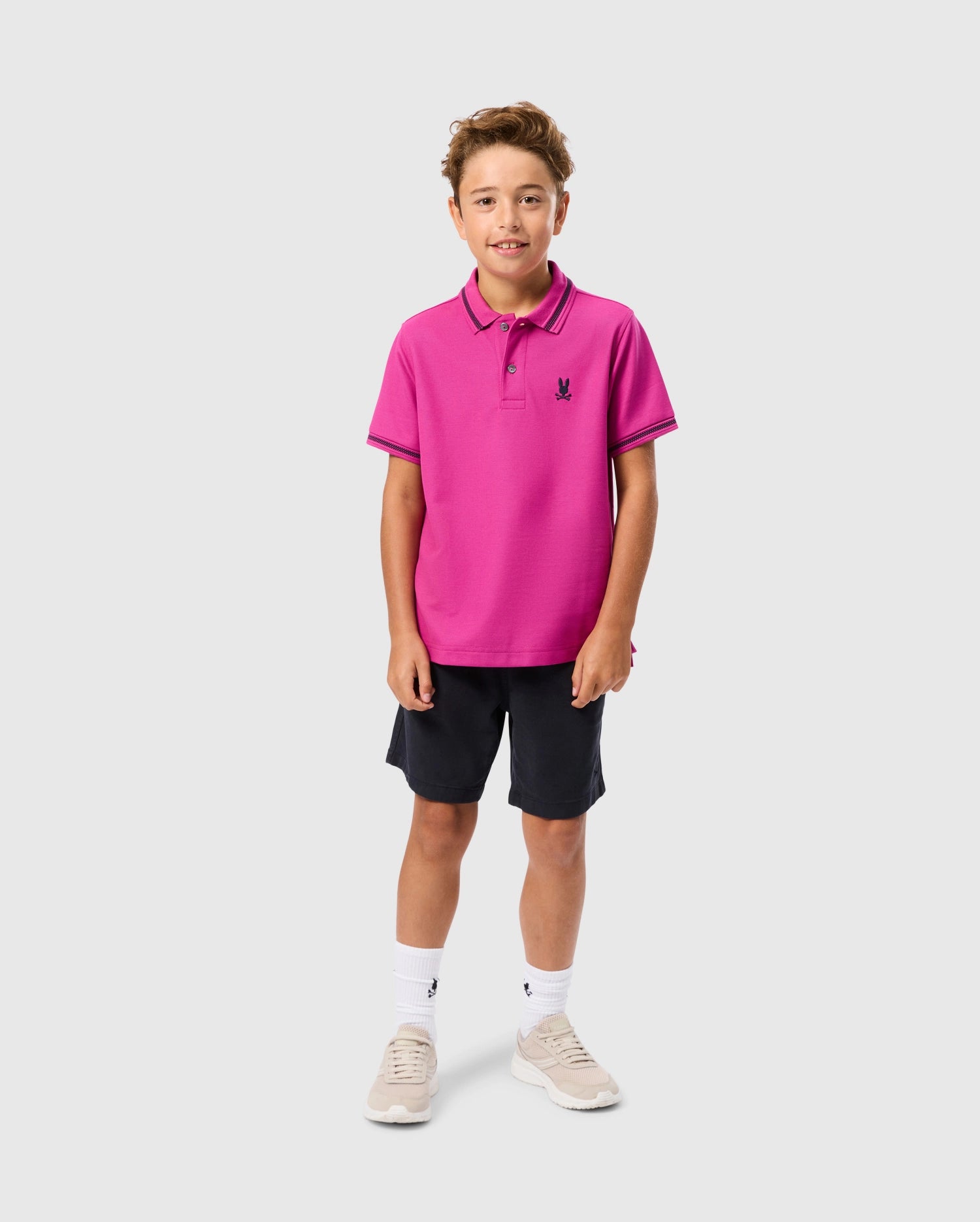 Baby boy pink polo shirt best sale