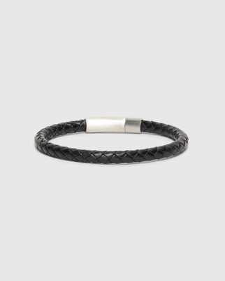 BRACELET EN CUIR TRESSÉ POUR HOMME - B6A371E200