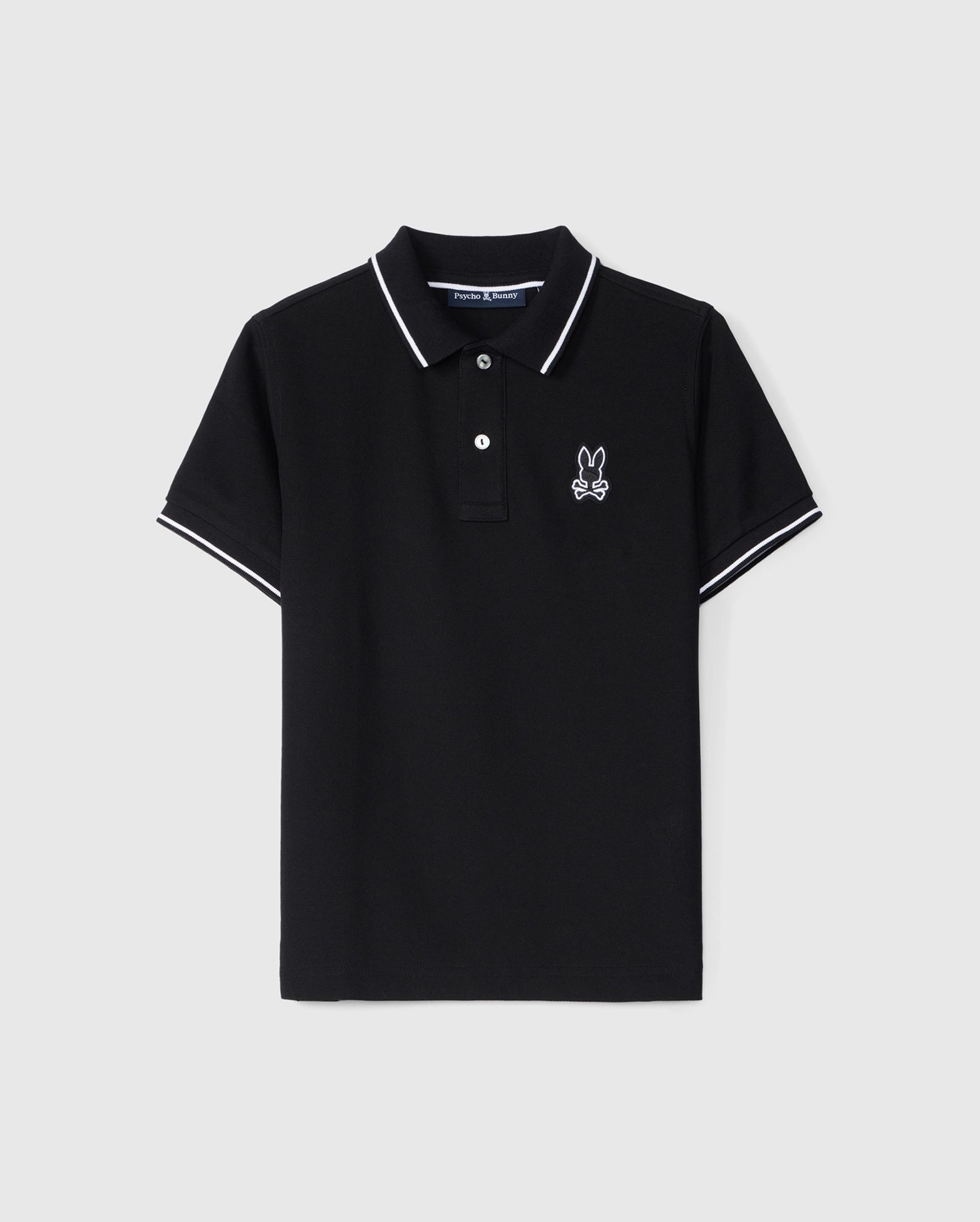 MENS Black LENOX PIQUE POLO PSYCHO BUNNY 001 Black XXL