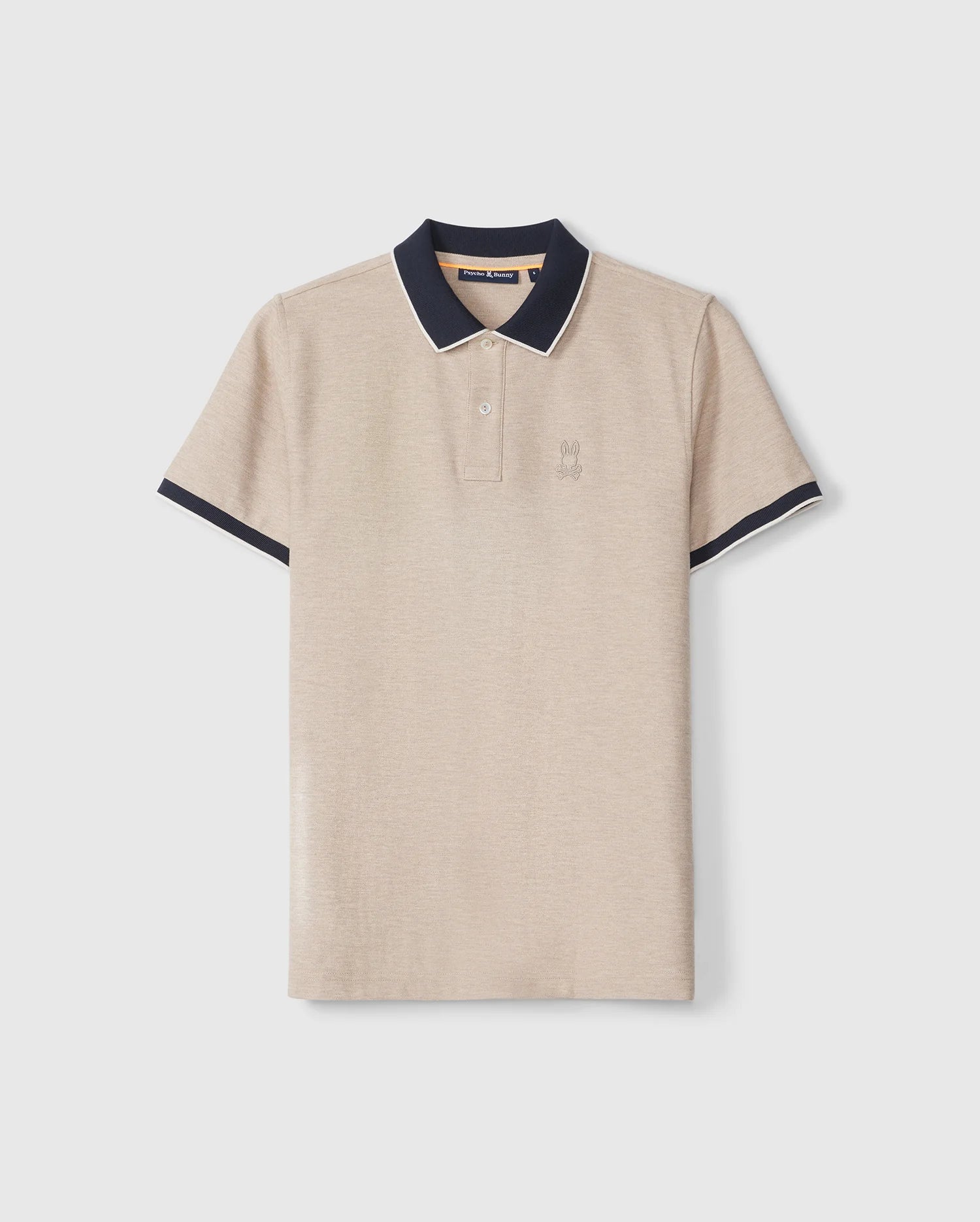 MENS BEIGE WINDCREST PIQUE POLO | PSYCHO BUNNY – Psycho Bunny Canada