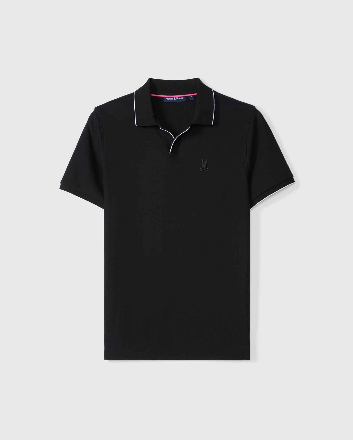 MENS RICHARDS JOHNNY COLLAR PIQUE POLO SHIRT - B6K641C200