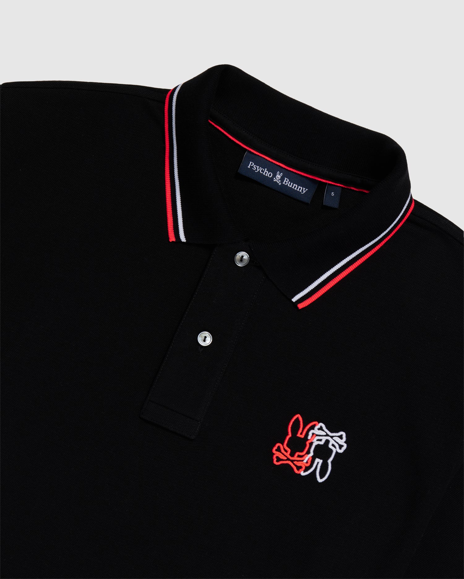 MENS BLACK WINTON PIQUE POLO | PSYCHO BUNNY – Psycho Bunny Canada