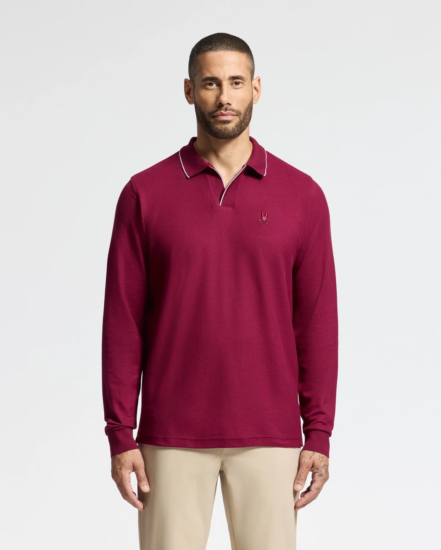 Mens long sleeve polo shirts canada online