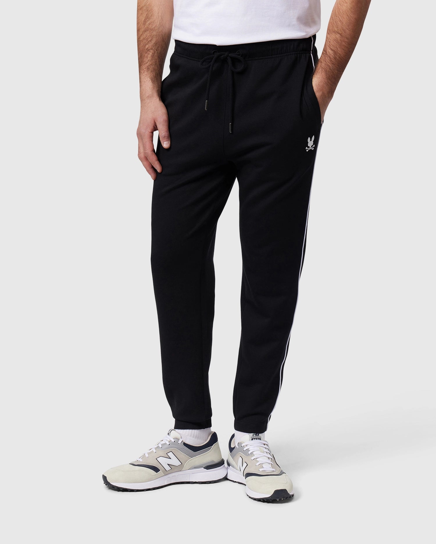 Sweatpants for Men Sweatpants Pants With Stretch Solid Black Xxl