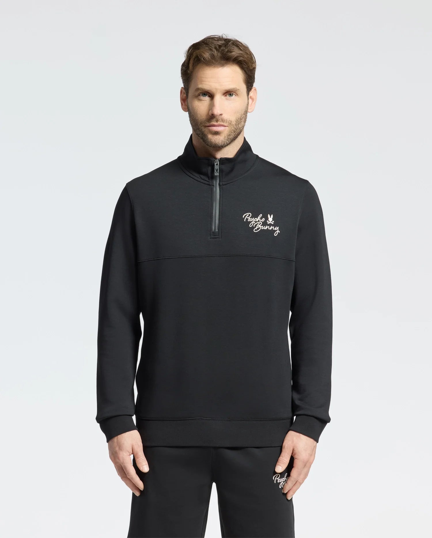 MENS DESERT 1/4 MOCK ZIP - B6S488F200