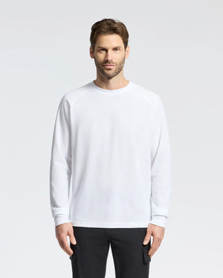 MENS TAYLOR PIQUE LONG SLEEVE TEE - B6T580F200