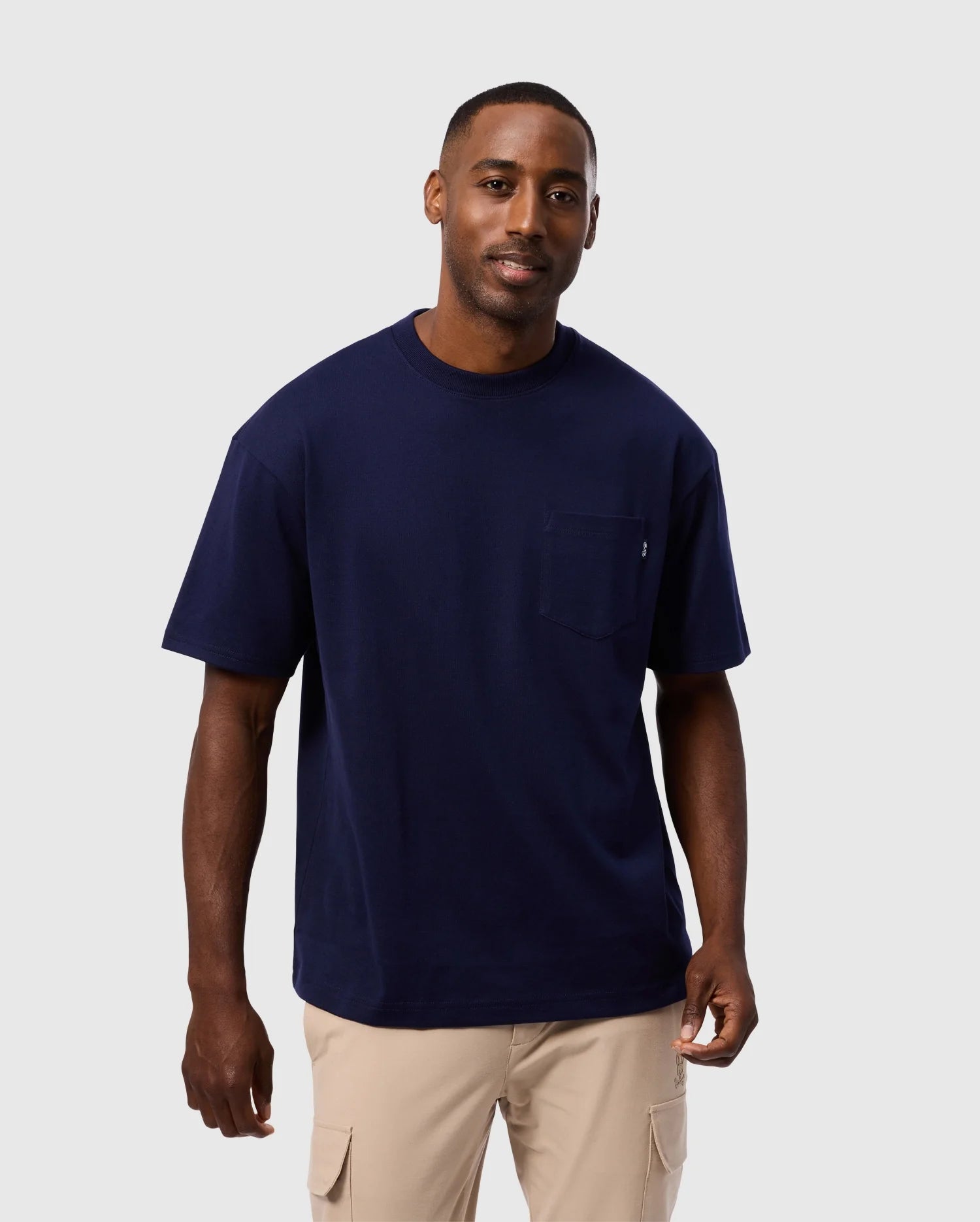 MENS CLYDE OVERSIZED POCKET TEE - B6U012D200