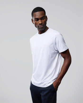 T-shirt with Panels - White - Men