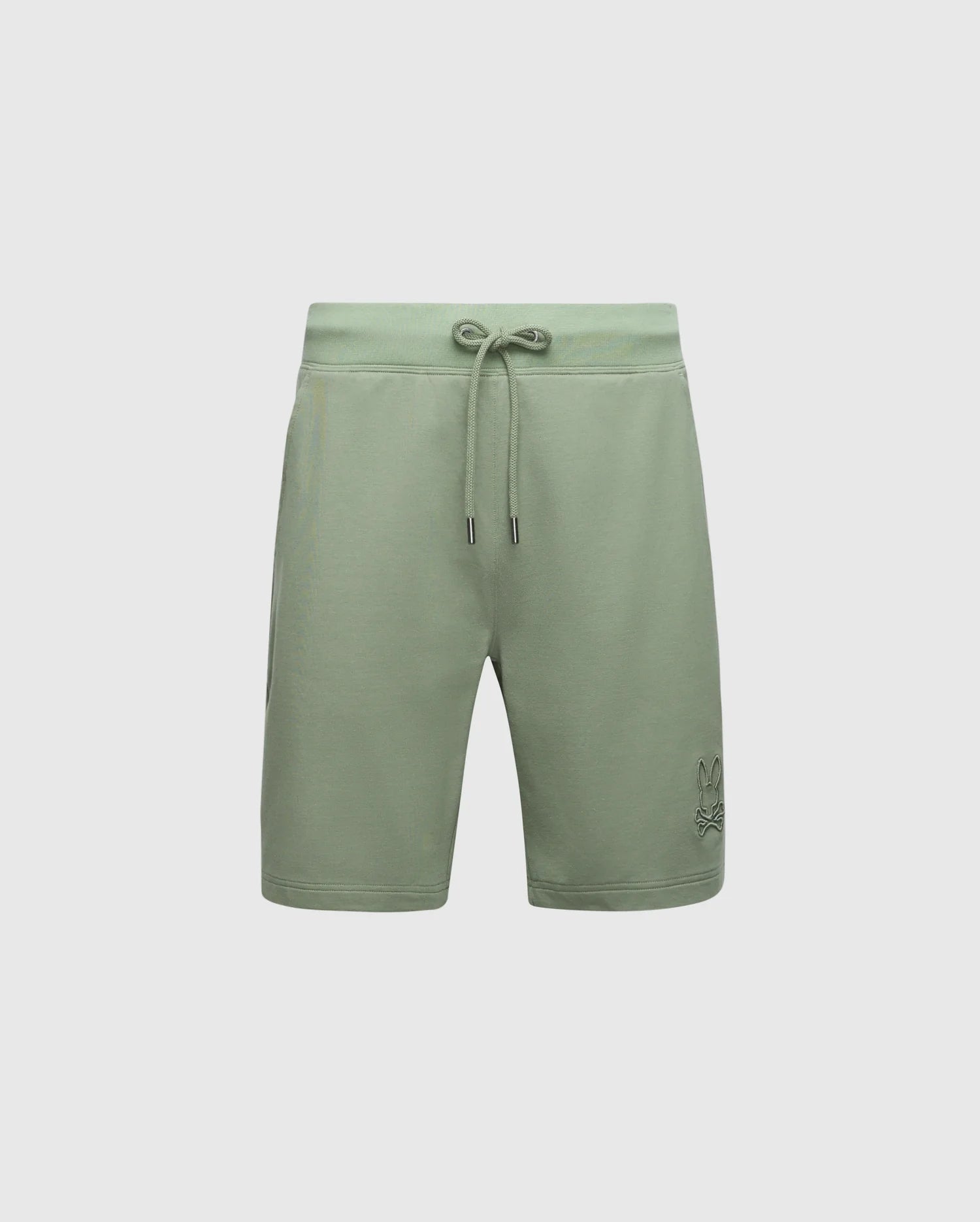 SHORT EN MOLLETON LEVANZO BRODÉ, TISSU MICRO RATINÉ, TAILLE GRAND ET COSTAUD 