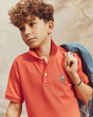 KIDS CLASSIC PIQUE POLO - B0K001F200