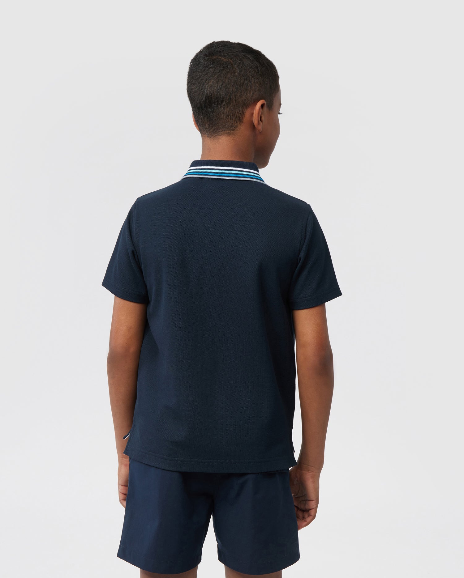 Kids navy clearance polo