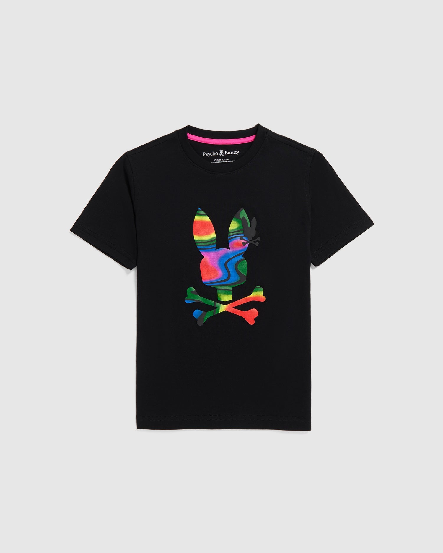 KIDS BLACK CHICAGO HD DOTTED GRAPHIC TEE | PSYCHO BUNNY – Psycho