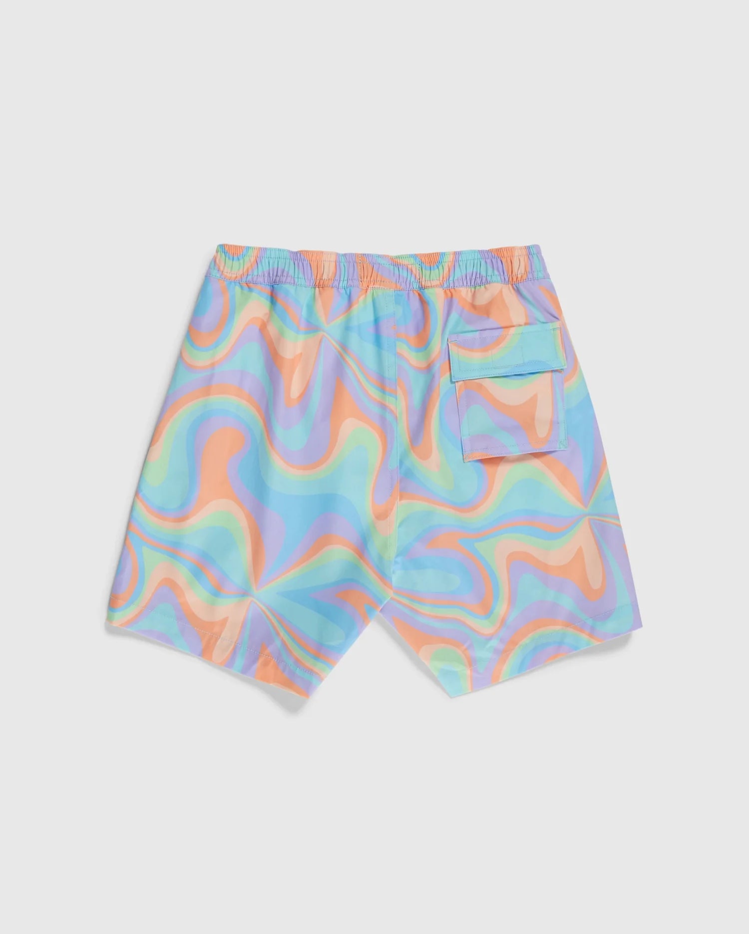 KIDS PINK MONTGOMERY ALL OVER PRINT SWIM TRUNK