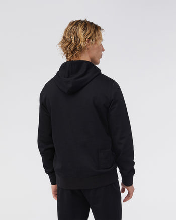 MENS FRENCH TERRY BLACK HOODIE