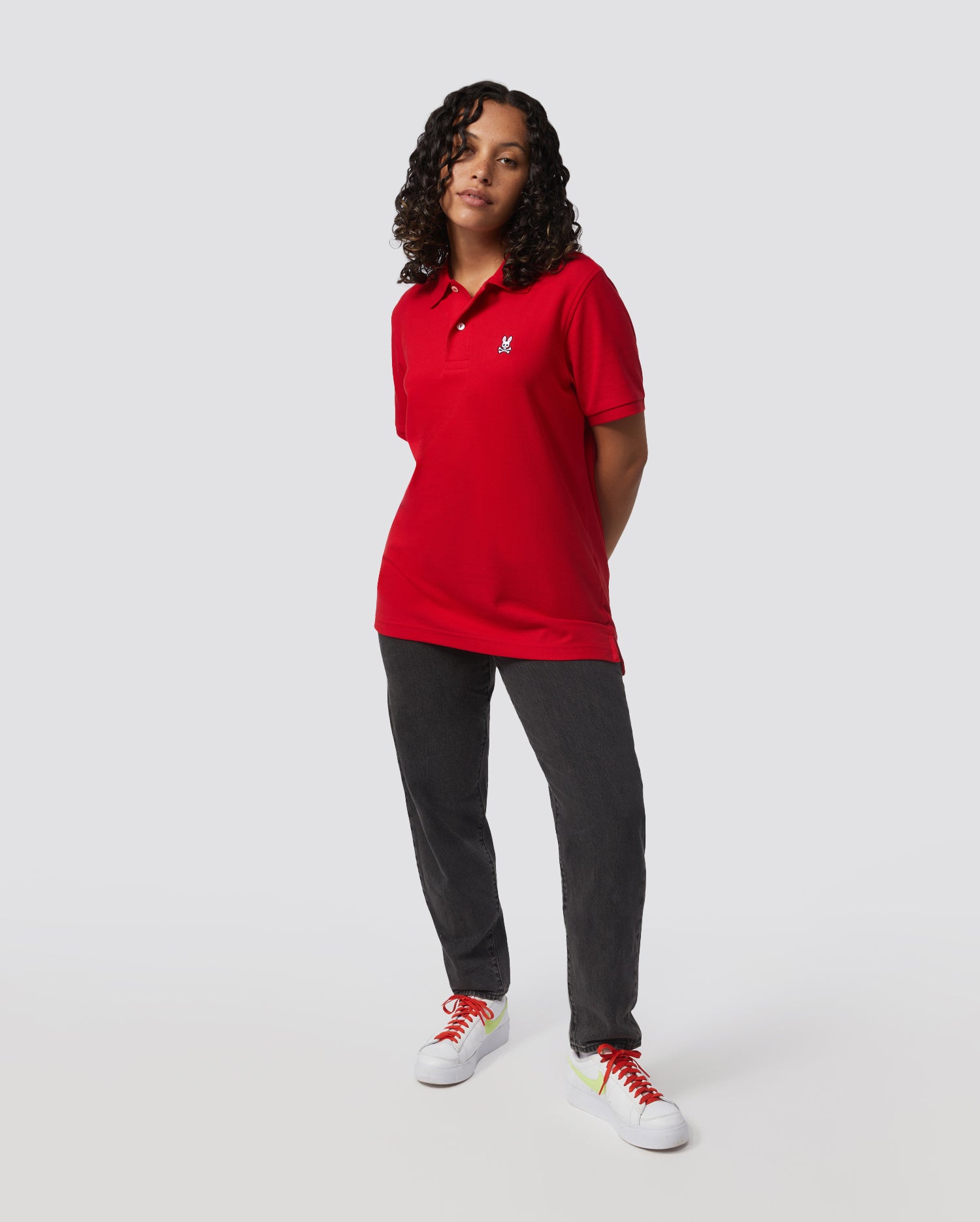 Mean rude cheeky impolite ill-mannered' Women's Pique Polo Shirt