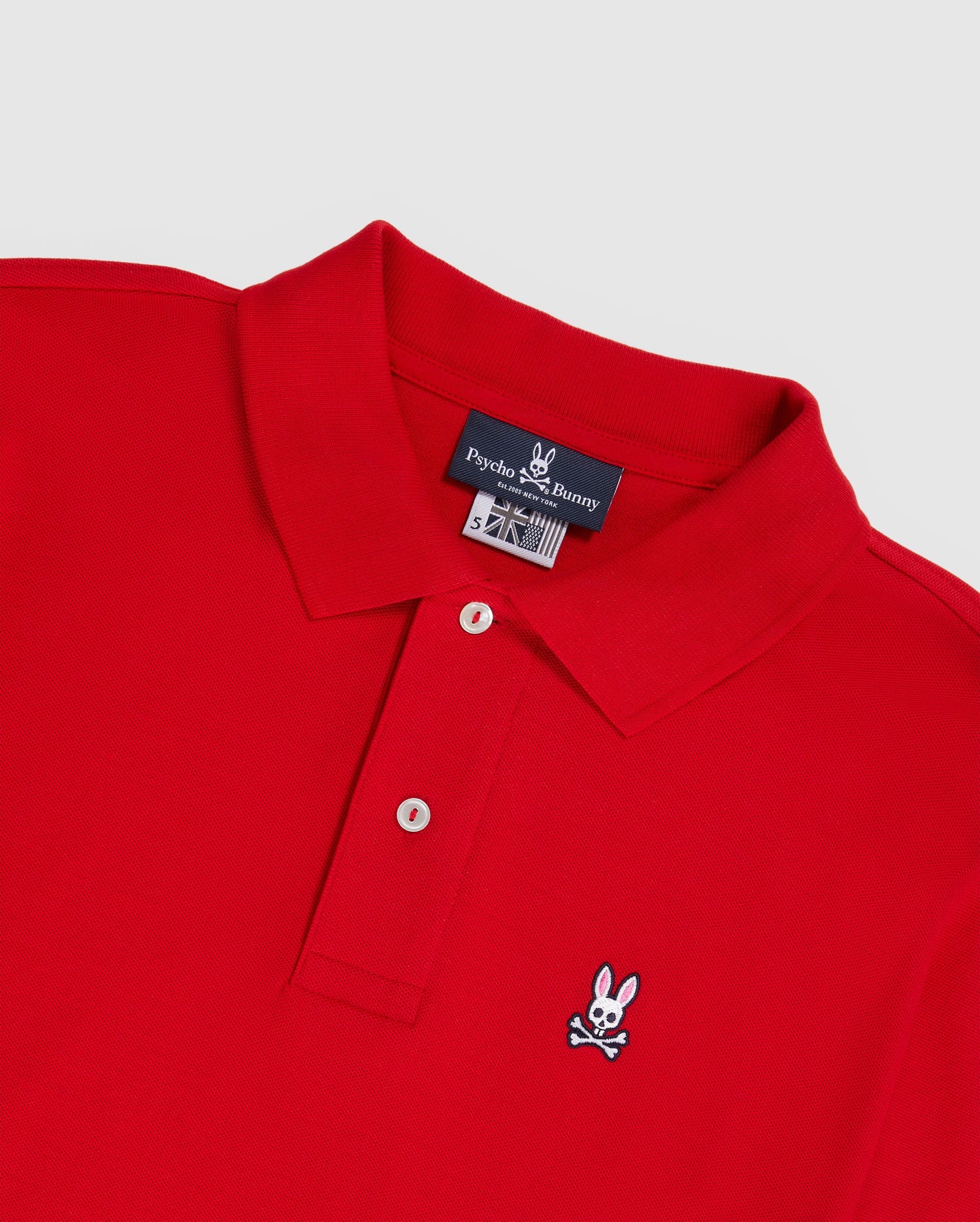 MENS RED CLASSIC POLO | PSYCHO BUNNY – Psycho Bunny Canada