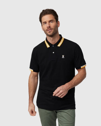 MENS WOODSTOCK PIQUE POLO SHIRT - B6K141B200