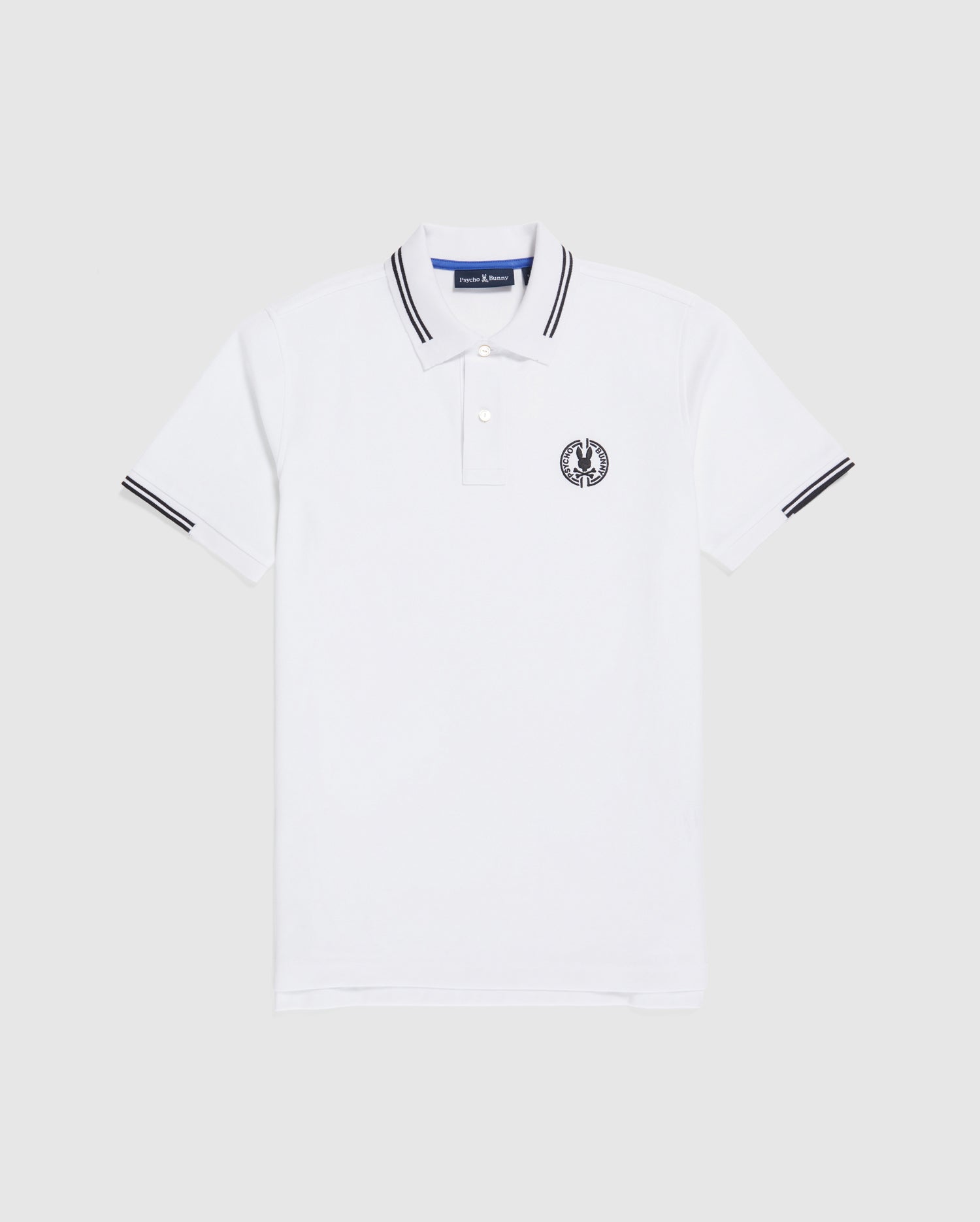 MENS WHITE SANTA FE PIQUE POLO | PSYCHO BUNNY – Psycho Bunny Canada