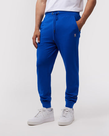  GUESS Boys' Organic French Terry Color Block Sweatpants, Blue  and Yellow Combo : Clothing, Shoes & Jewelry