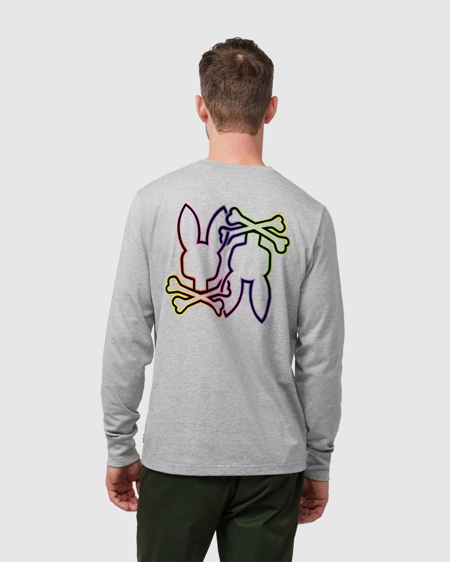 MENS NAVY COLTON LONG SLEEVE TEE  PSYCHO BUNNY – Psycho Bunny Canada