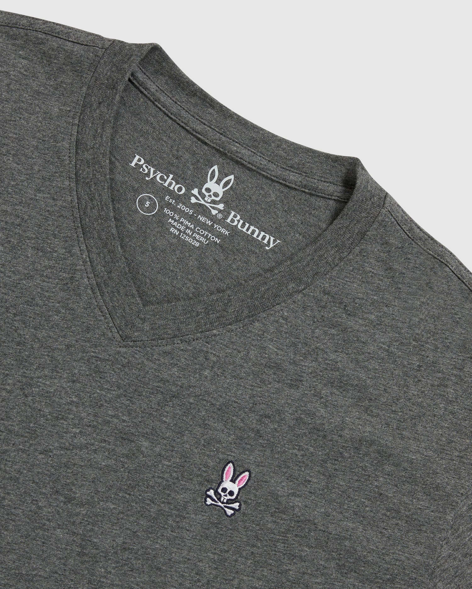 MENS CLASSIC GREY CREW NECK TEE - B6U014CRPC – Psycho Bunny Canada