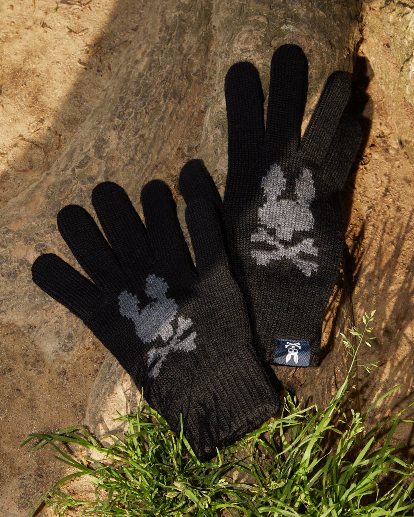 MENS WOOL GLOVES WITH Black FINGER TOUCH - B6A998U1GL
